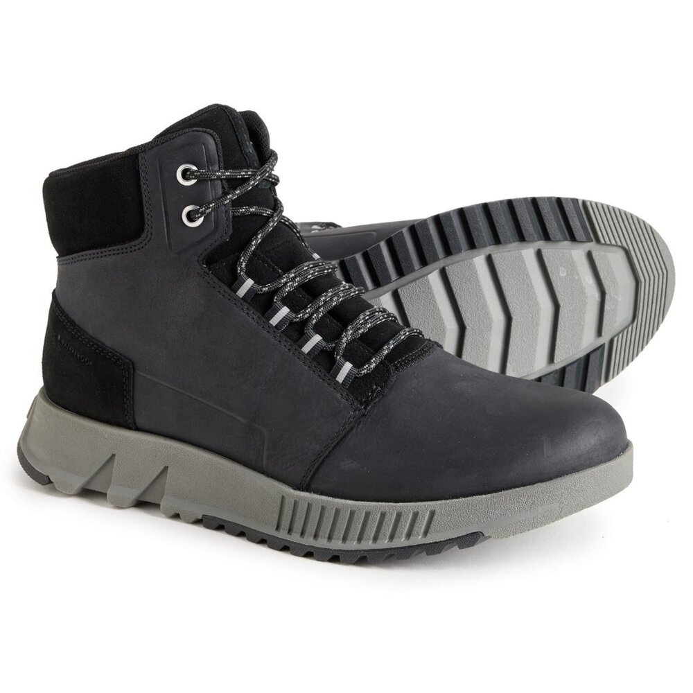 Sorel Men's Mac Hill Lite Waterproof Winter Boots Black 9